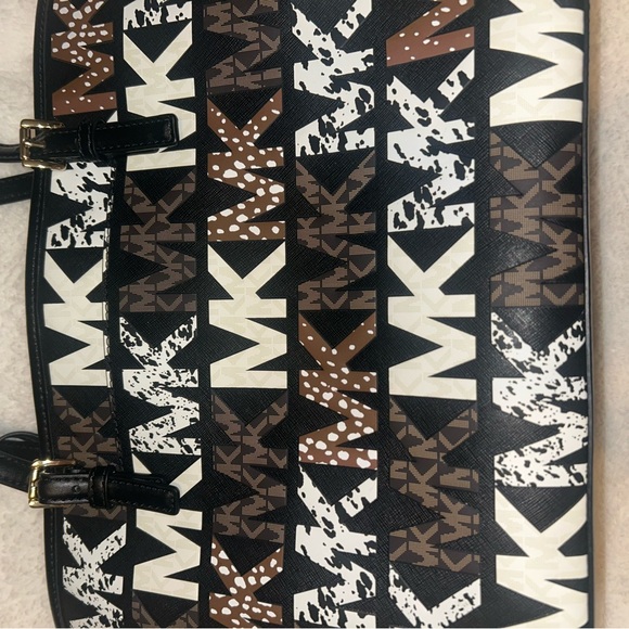 Michael Kors Exotic Logo Jet Set Carryall - Picture 4 of 4